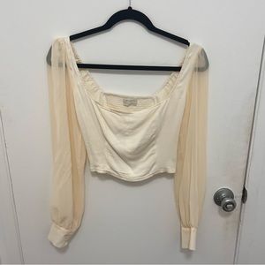Urban Outfitters Long Sleeve Crop